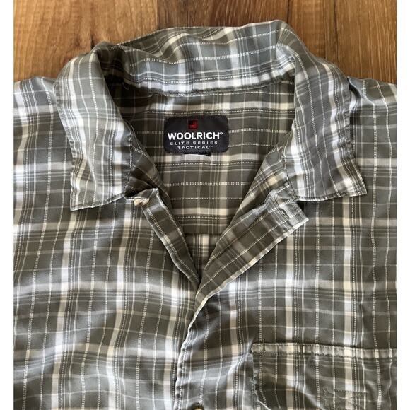 Woolrich Elite Series Tactical Shirt Men's XL Button Up Conceal Carry Vented - Picture 8 of 12